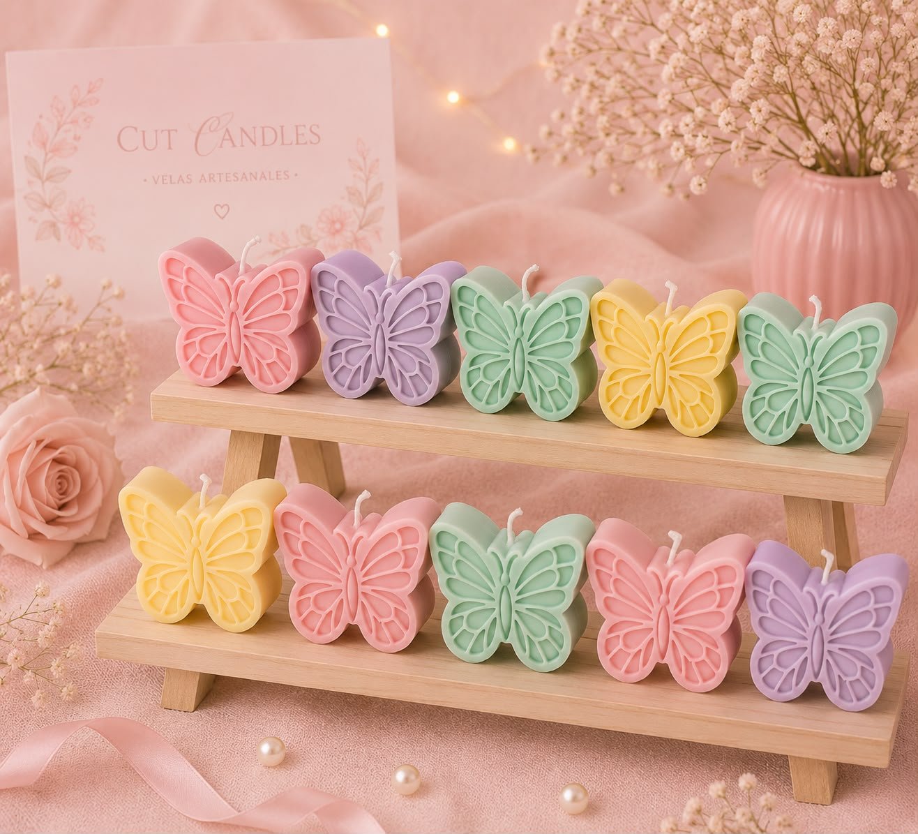 Butterflies - Cut Candles