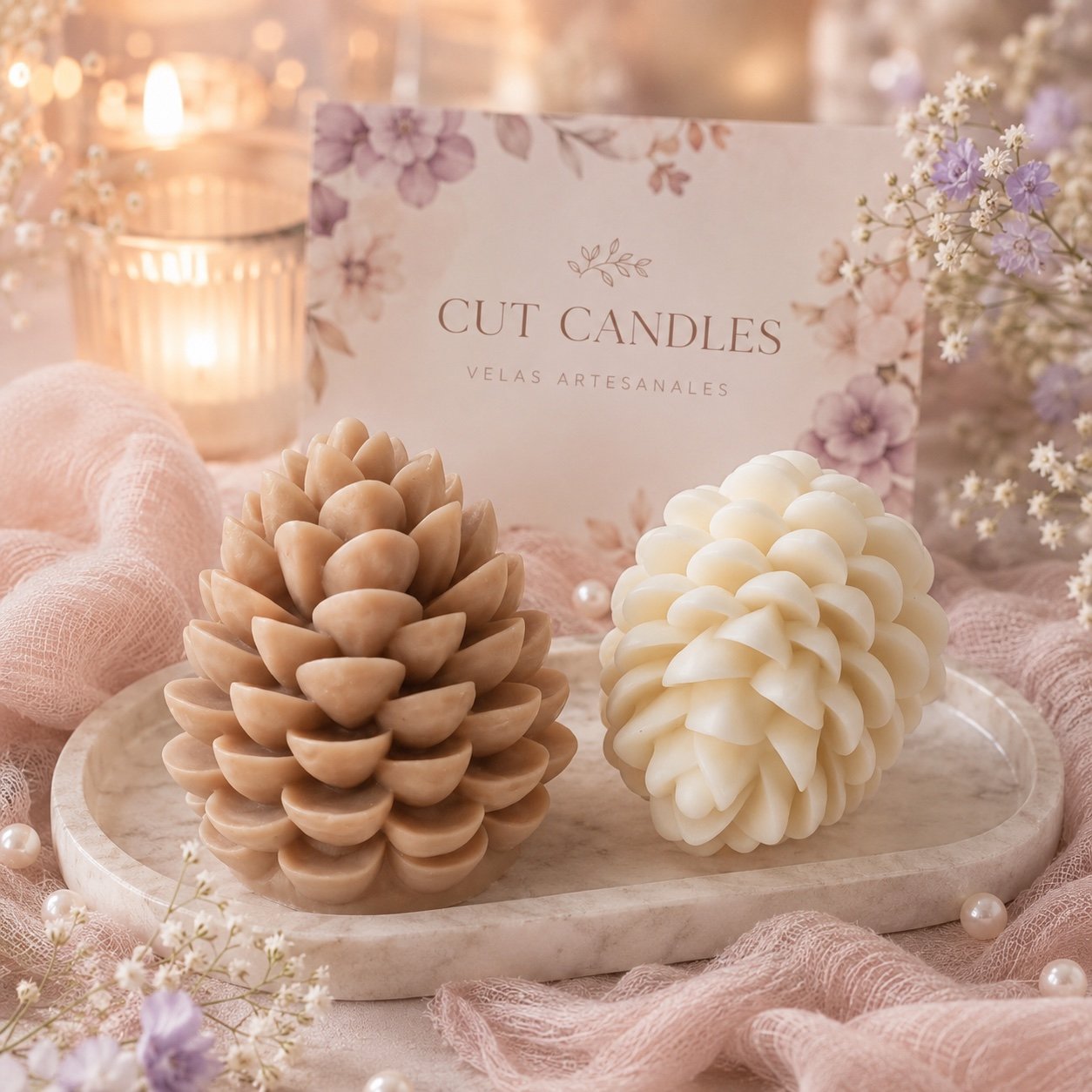 Waldzapfen - Cut Candles