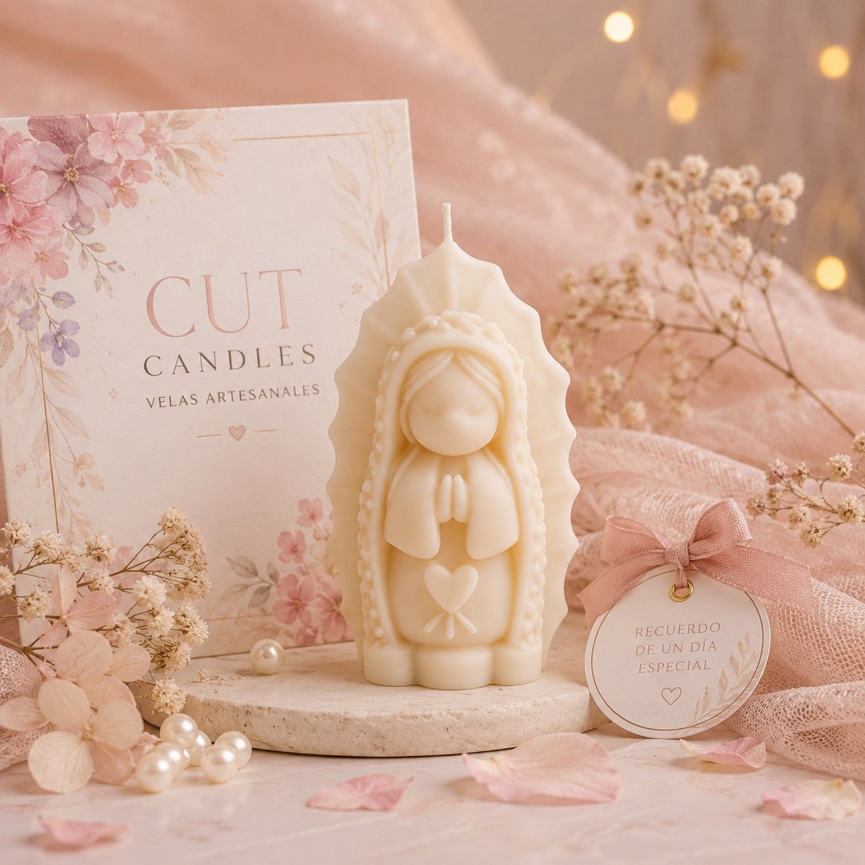 Recuerdo de Comunión — Cut Candles