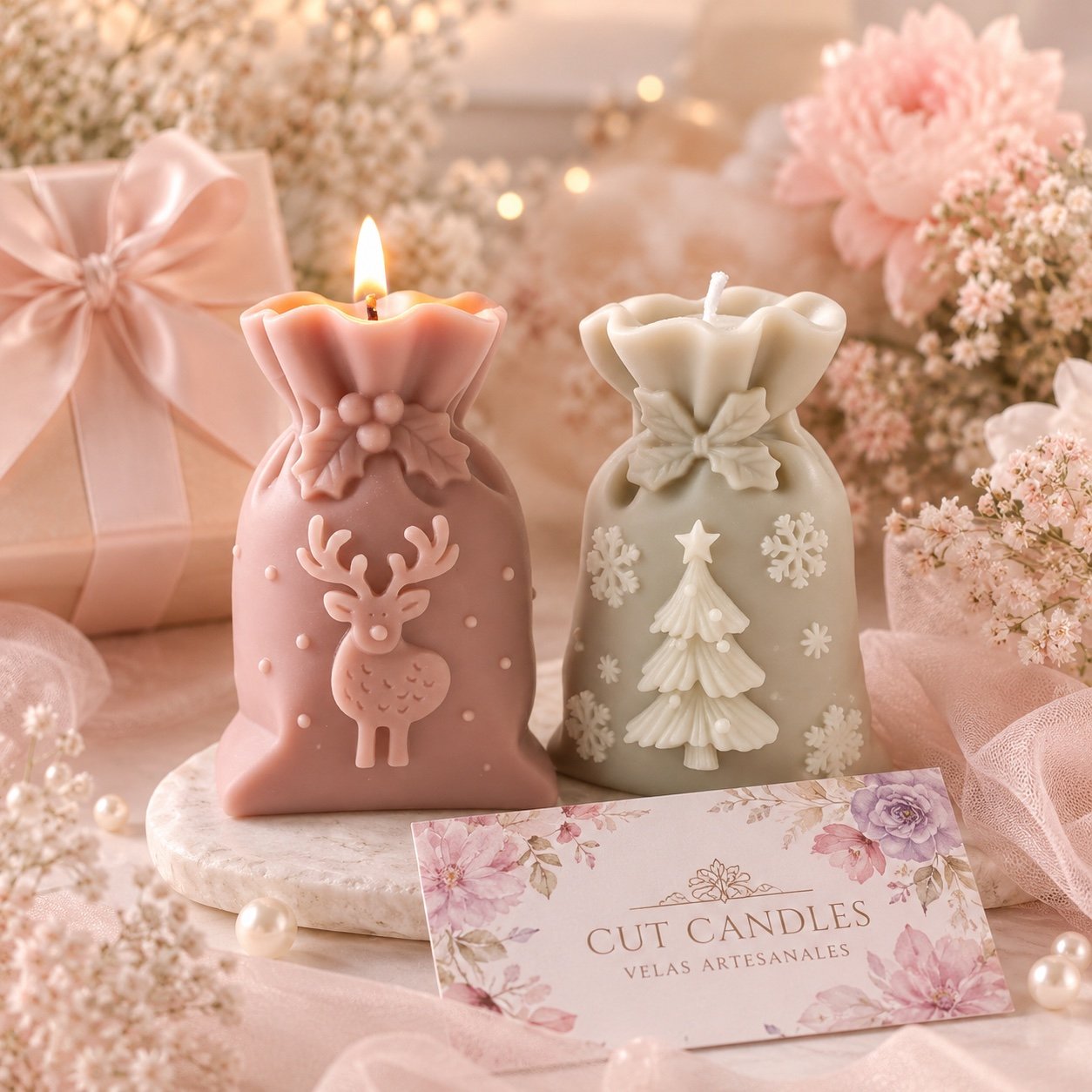 Säckchen voller Vorfreude - Cut Candles
