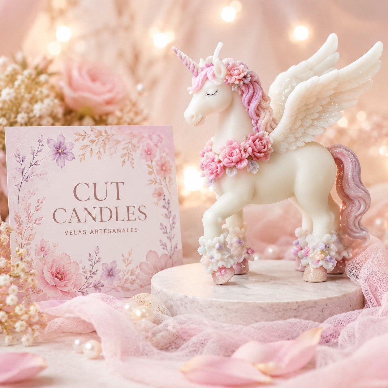 Unicornio Mágico — Cut Candles