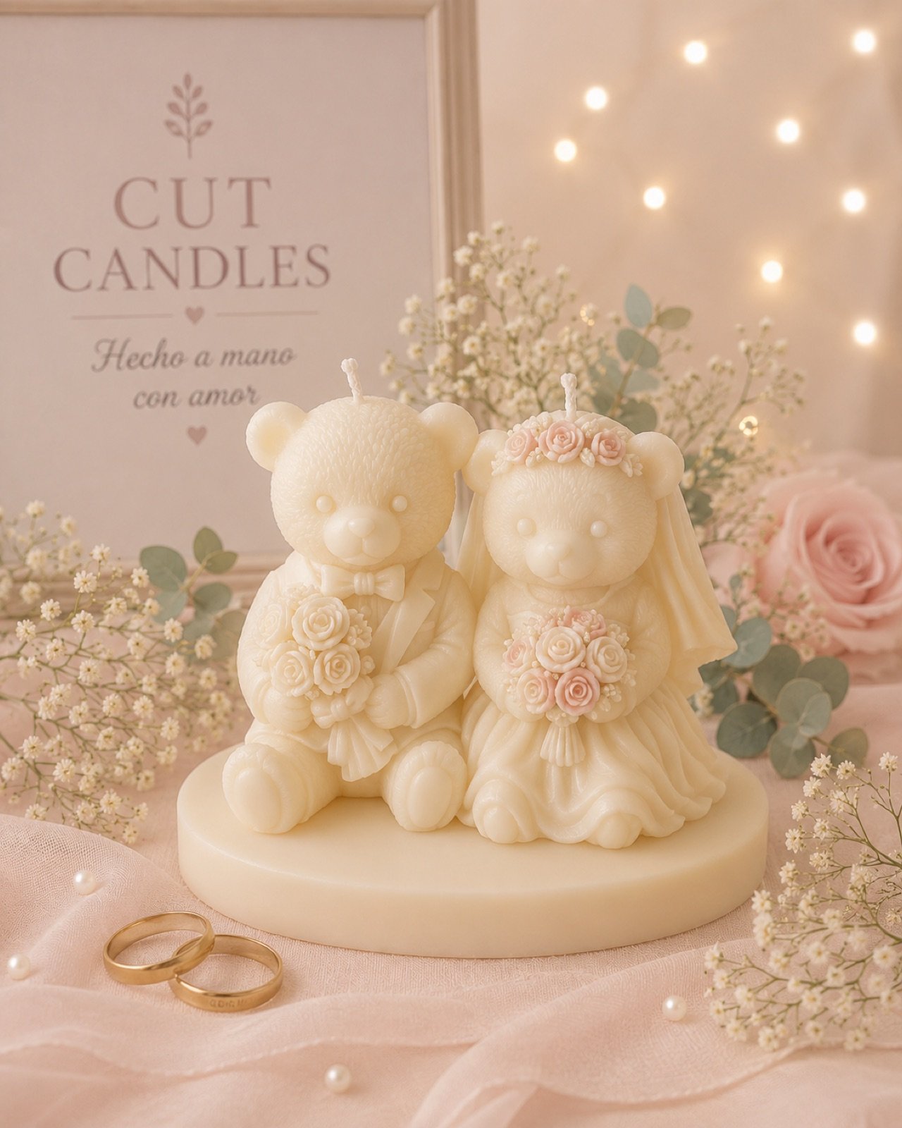 Ositos de Amor Eterno - Cut Candles